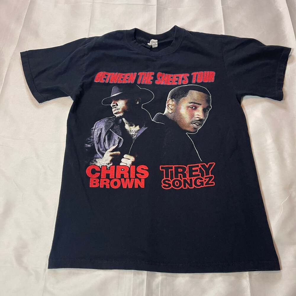 Jerzees Black Chris Brown & Trey Songz Between the Sheets Tour Shirt